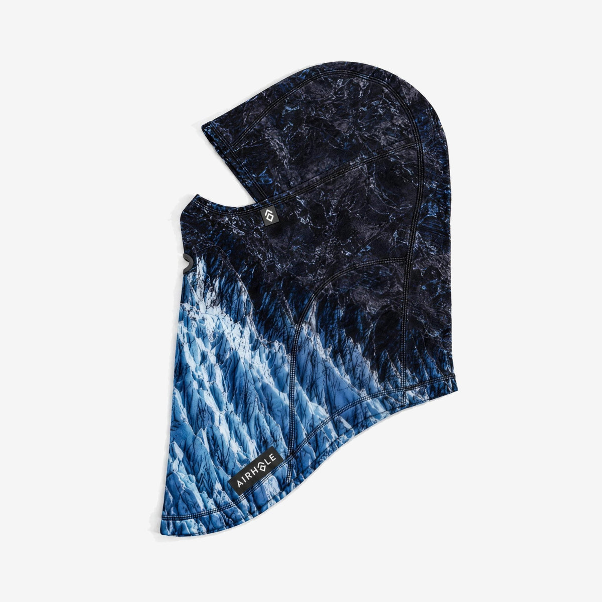 Airhole Balaclava Hinge Polar Fleece – Mason Mashon – Flat lay, labelled side