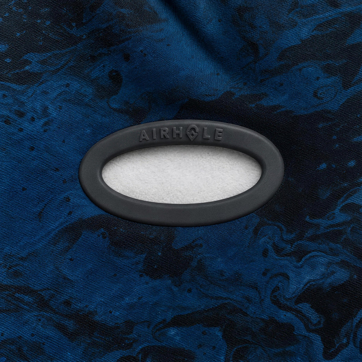 Airhole Balaclava Hinge Polar Fleece – Resin – Silicone Airhole close-up