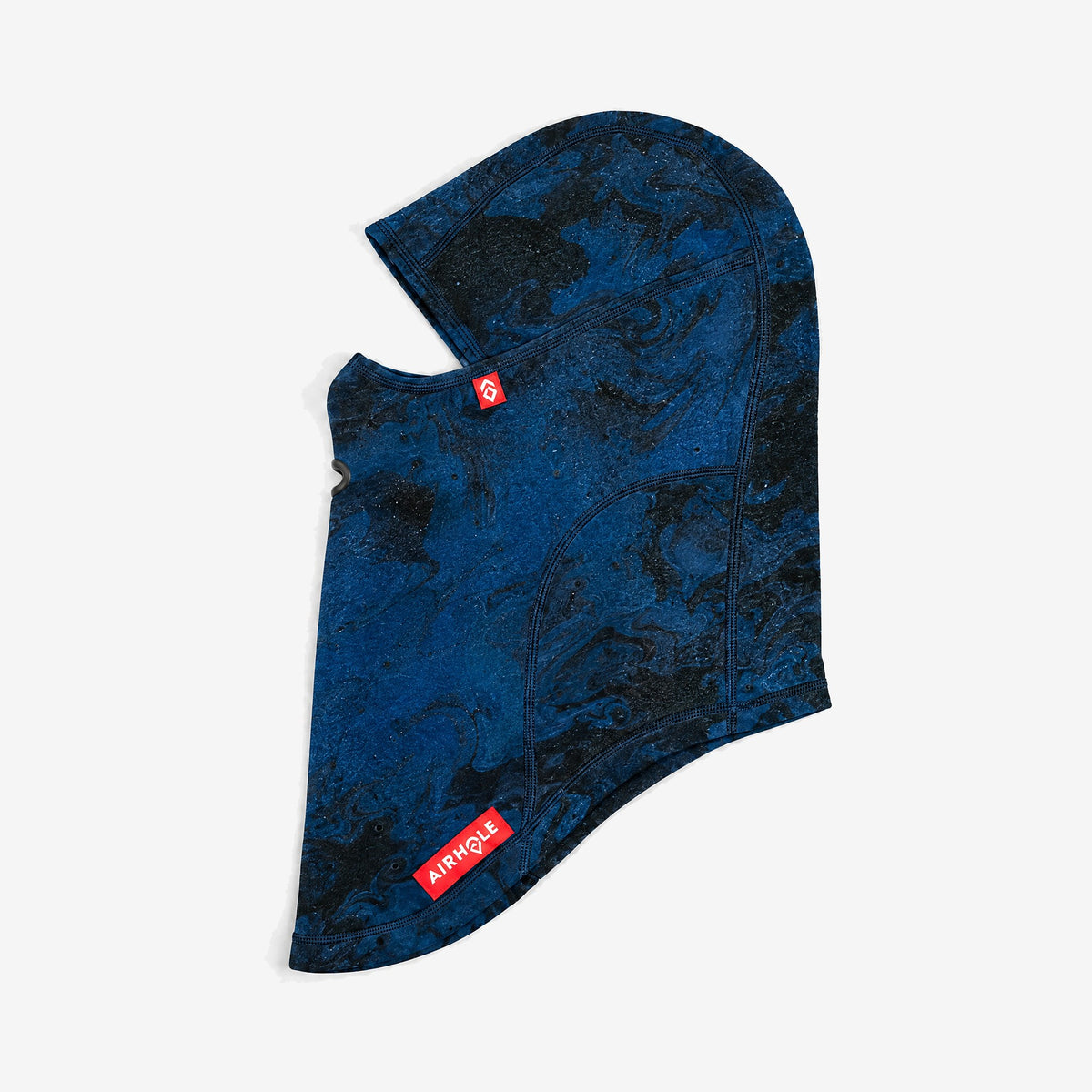 Airhole Balaclava Hinge Polar Fleece – Resin – Flat lay, labelled side