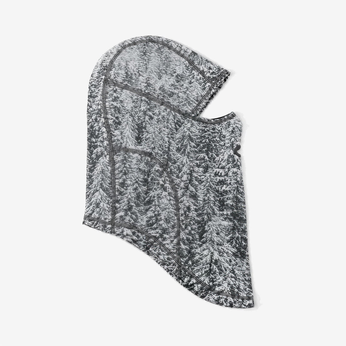 Airhole Balaclava Hinge Polar Fleece – Snow Ghosts – Flat lay