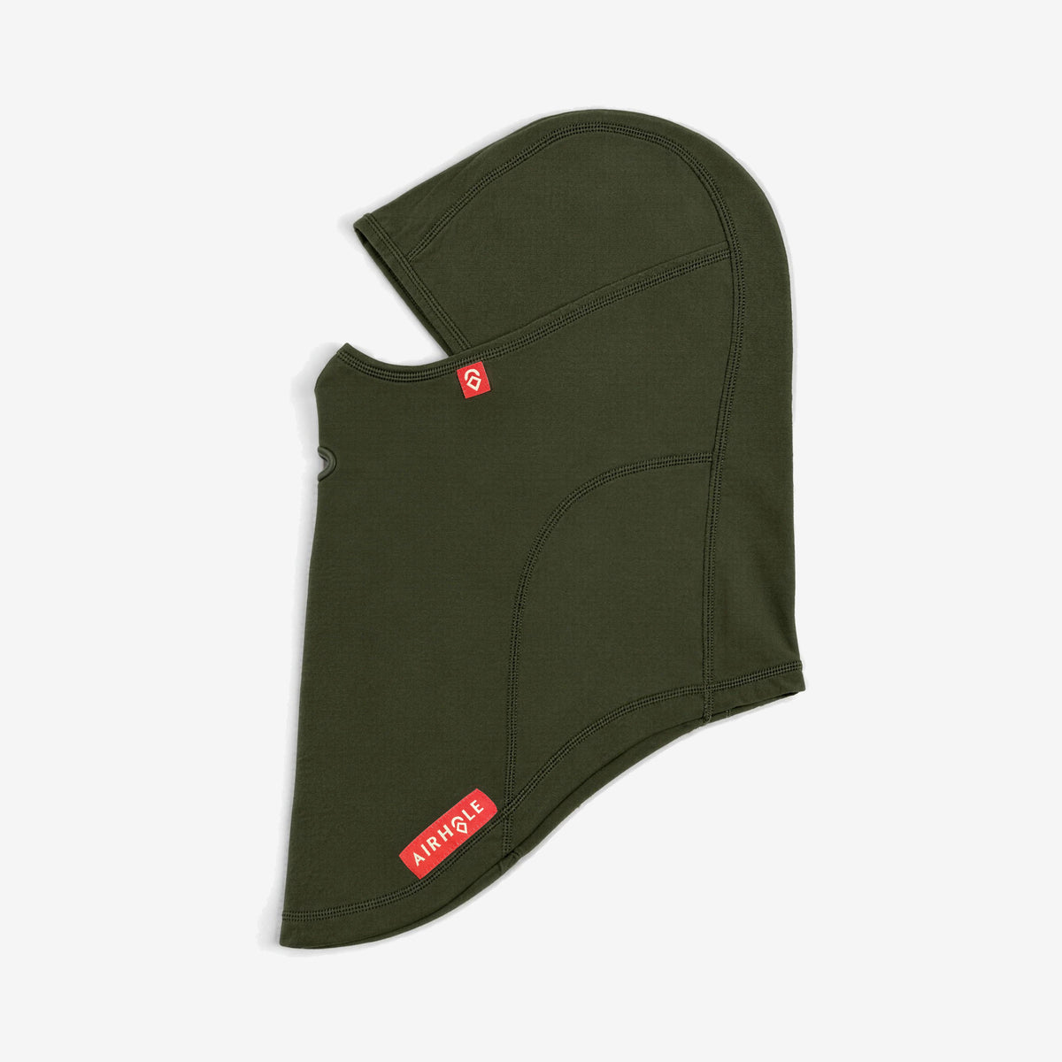 Airhole Balaclava Waffle Fleece – Algae – Left side