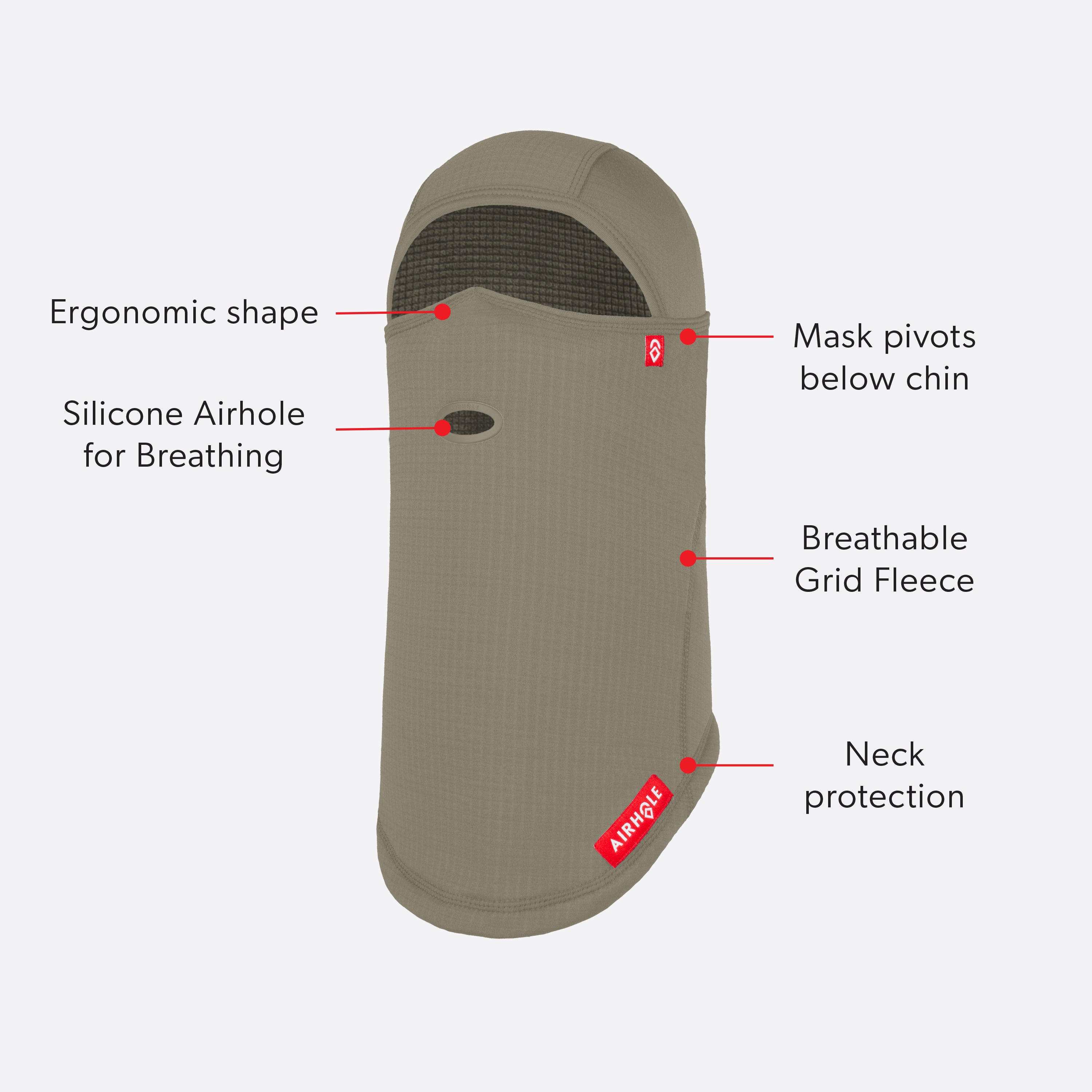 Balaclava Waffle Fleece