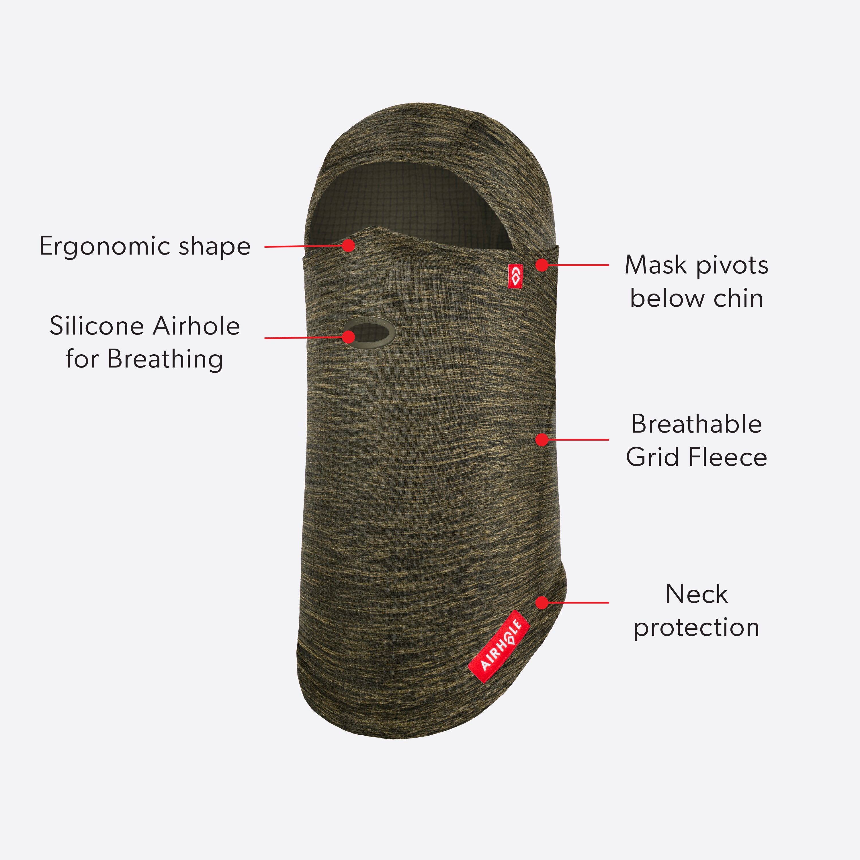 Balaclava Waffle Fleece