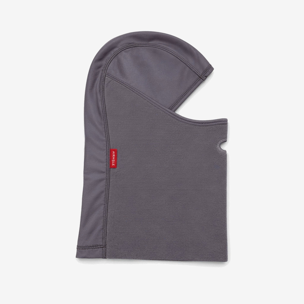 Airhole Balaclava Microfleece – Slate – Flat lay, right profile