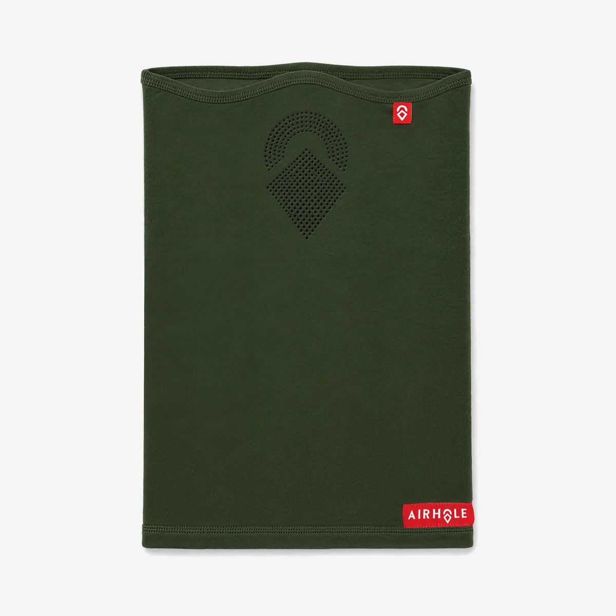 Airhole Airtube Ergo Laser Polar Fleece – Army – Flat lay, front