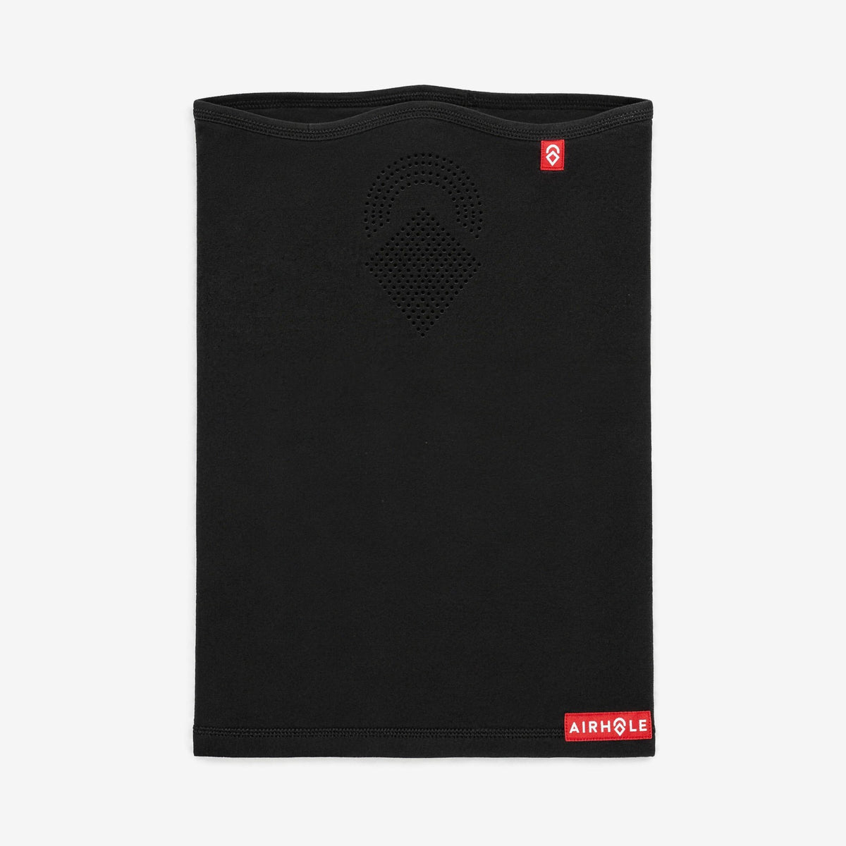 Airhole Airtube Ergo Laser Polar Fleece – Black – Flat lay, front