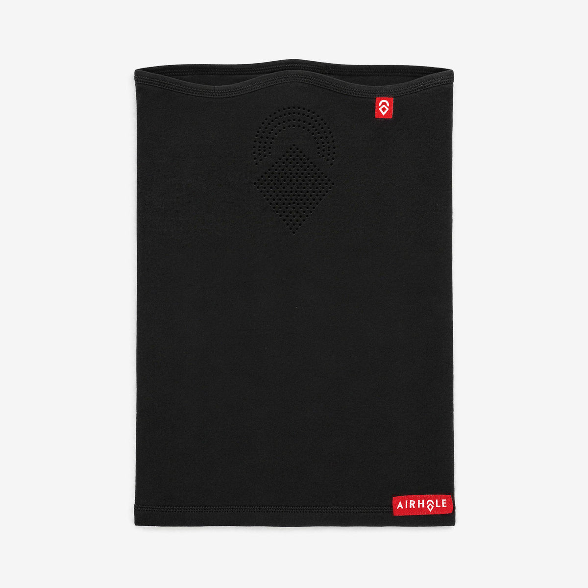 Airhole Airtube Ergo Laser Polar Fleece – Black – Flat lay, front