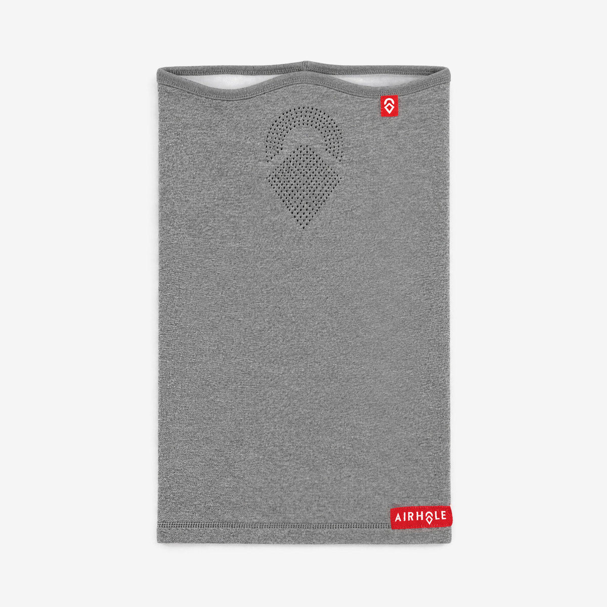 Airhole Airtube Ergo Laser Polar Fleece – Heather Grey – Flat lay, front