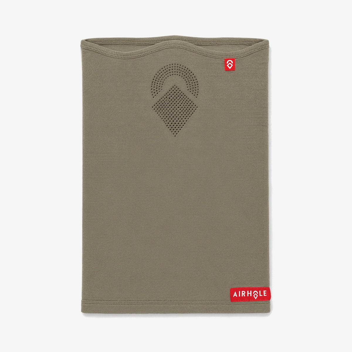 Airhole Airtube Ergo Laser Polar Fleece – Khaki – Flat lay, front