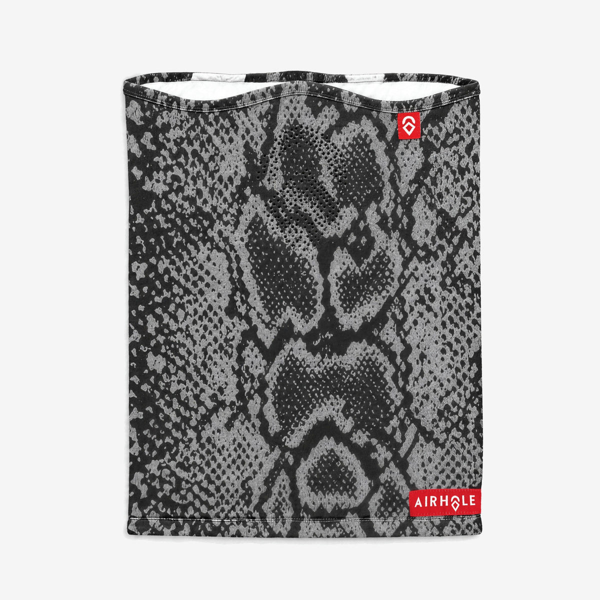 Airhole Airtube Ergo Laser Polar Fleece – Snakeskin – Flat lay, front