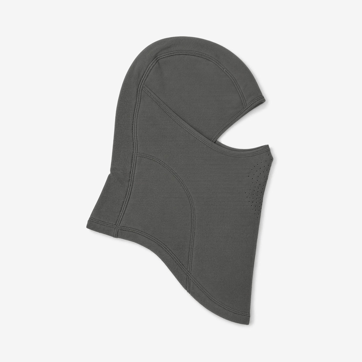 Airhole Laser Drytech Balaclava – Charcoal – Flat lay