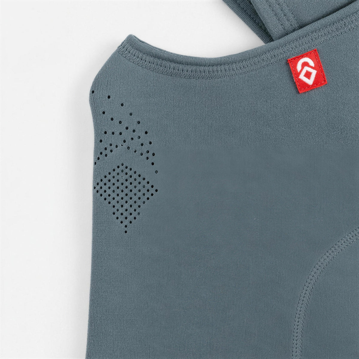 Airhole Laser Drytech Balaclava – Sea Mist – Front close-up