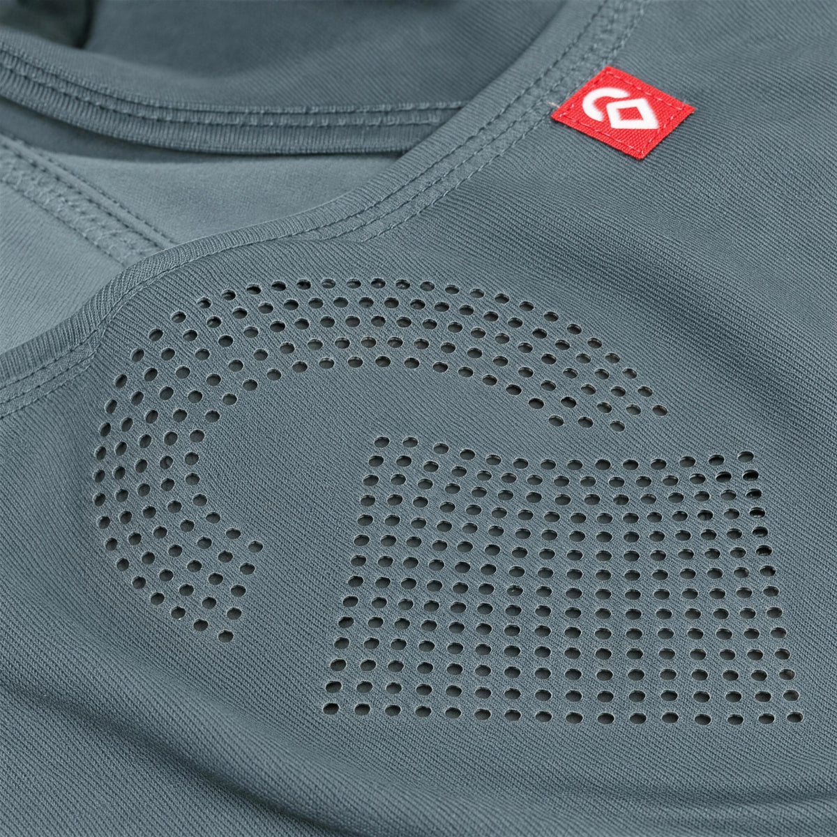 Airhole Laser Drytech Balaclava – Sea Mist – Laser micro-airholes close-up
