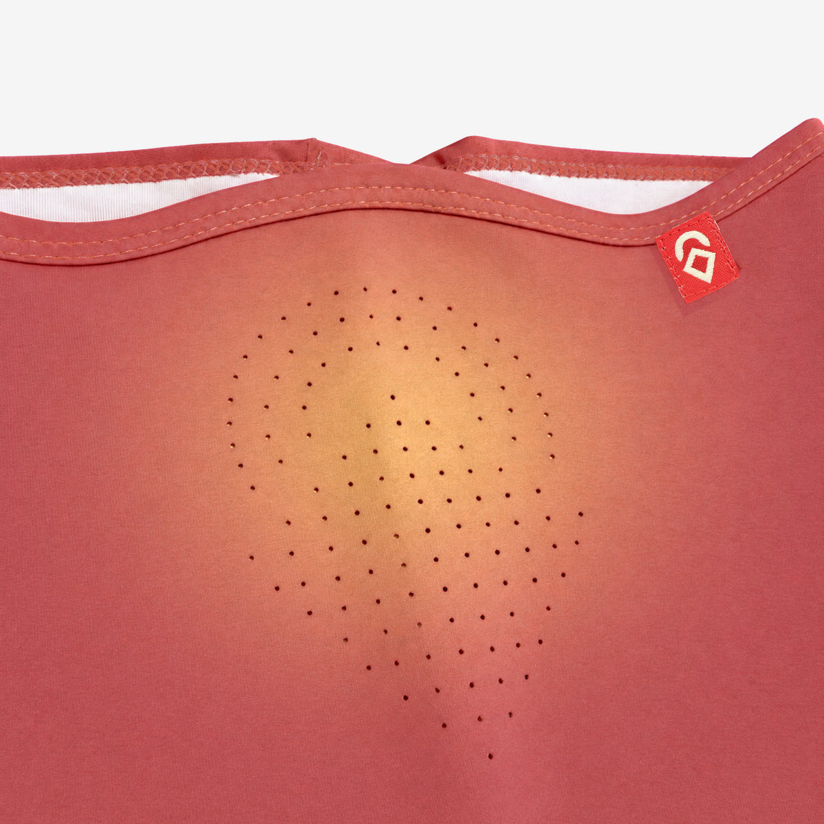 Airhole Balaclava Hyper Hole – Orange – Heat colour change close-up