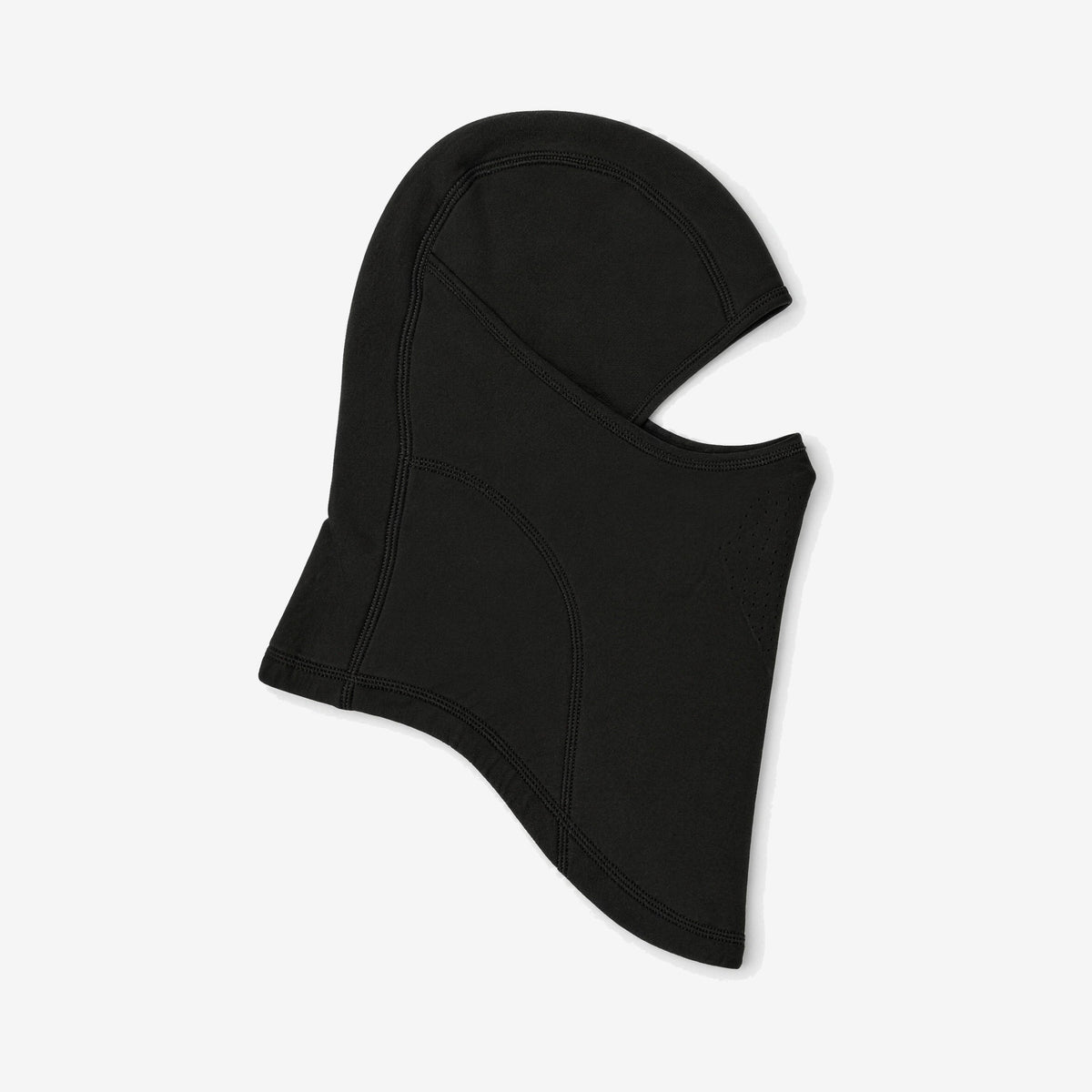 Airhole Laser Polar Fleece Balaclava – Black – flat lay