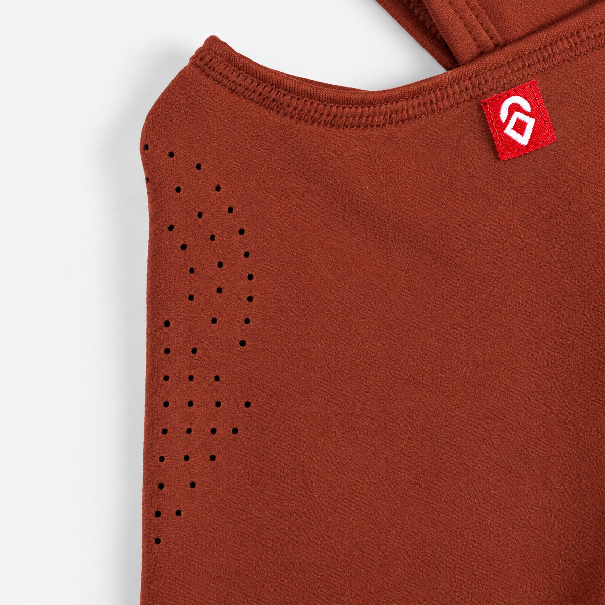 Airhole Laser Polar Fleece Balaclava – Fire – front detail
