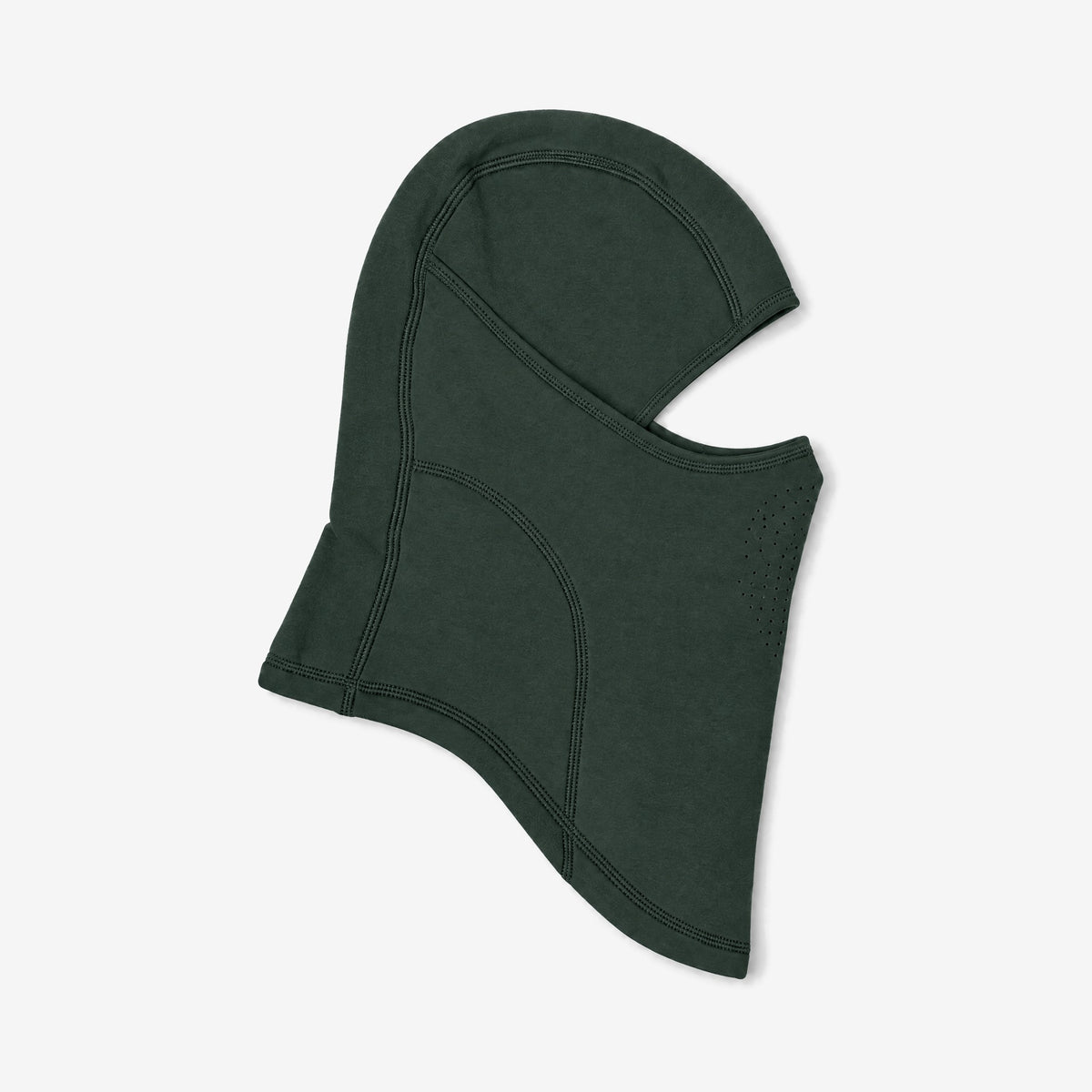 Airhole Laser Polar Fleece Balaclava – Forest – flat lay
