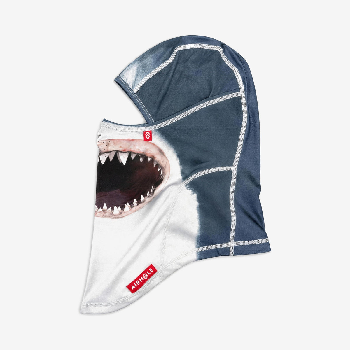 Airhole Laser Polar Fleece Balaclava – Jaws – flat lay, alternate view