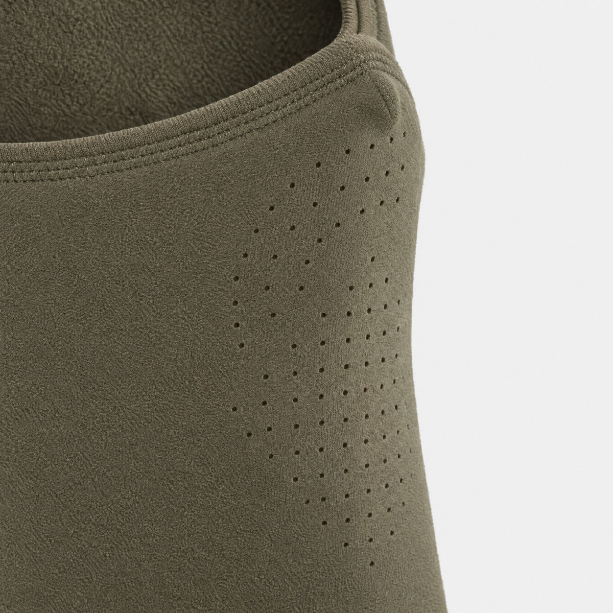 Airhole Laser Polar Fleece Balaclava – Khaki – laser perforation detail