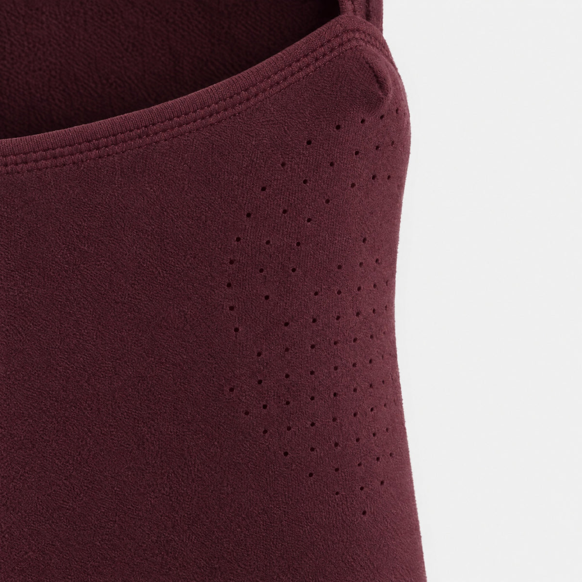Airhole Laser Polar Fleece Balaclava – Maroon – laser perforation detail