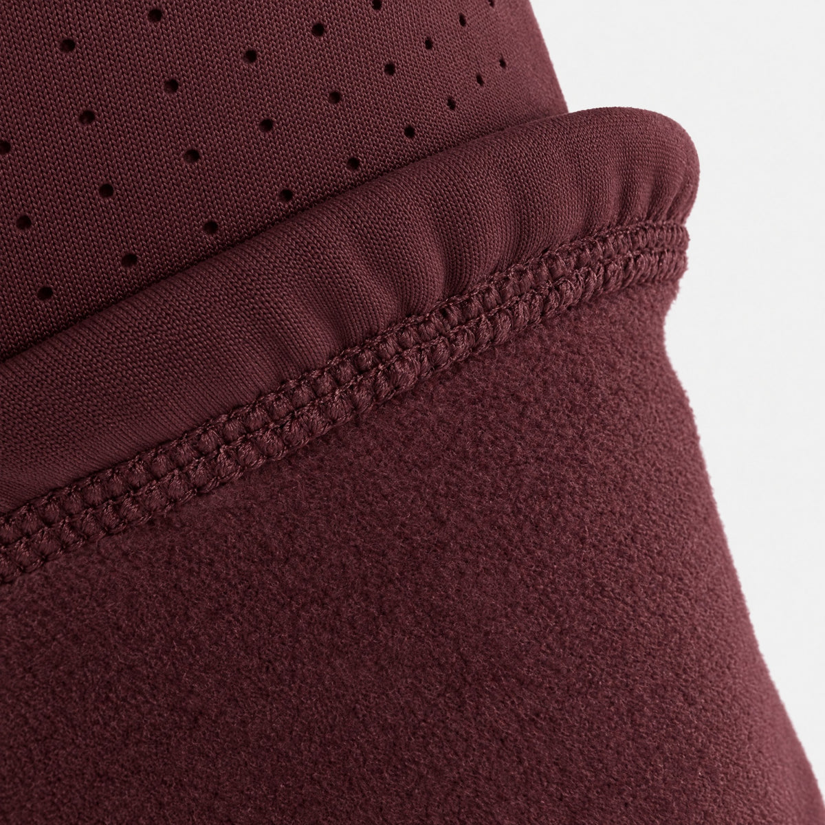 Airhole Laser Polar Fleece Balaclava – Maroon – fleece lining detail