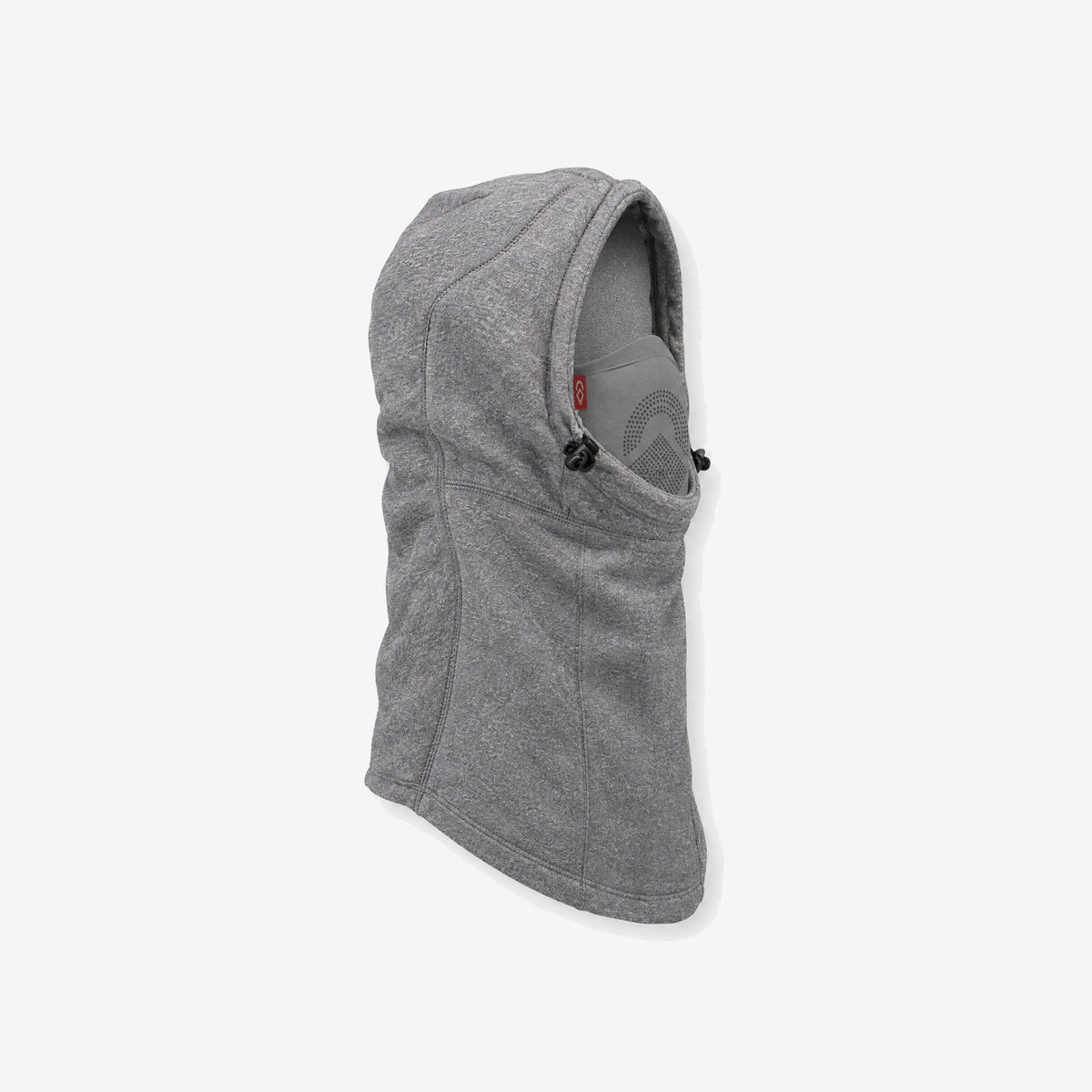 Airhole Airhood Polar Fleece Helmet Fit – Heather Grey – Right profile