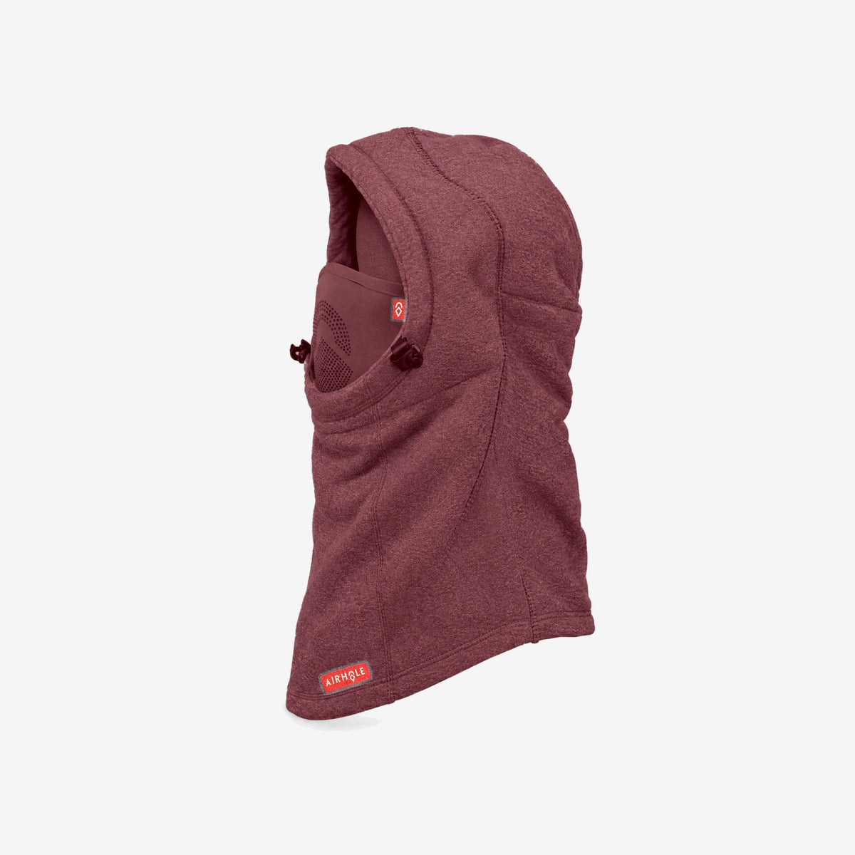 Airhole Airhood Polar Fleece – Maroon – Left profile