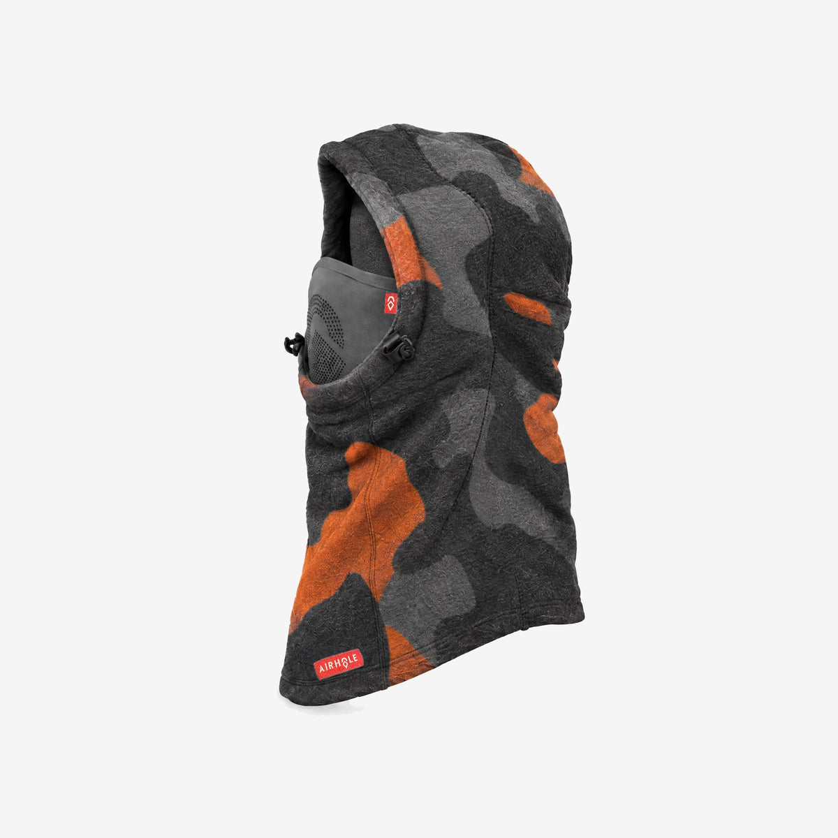 Airhole Airhood Polar Fleece – Naval Camo – Left profile