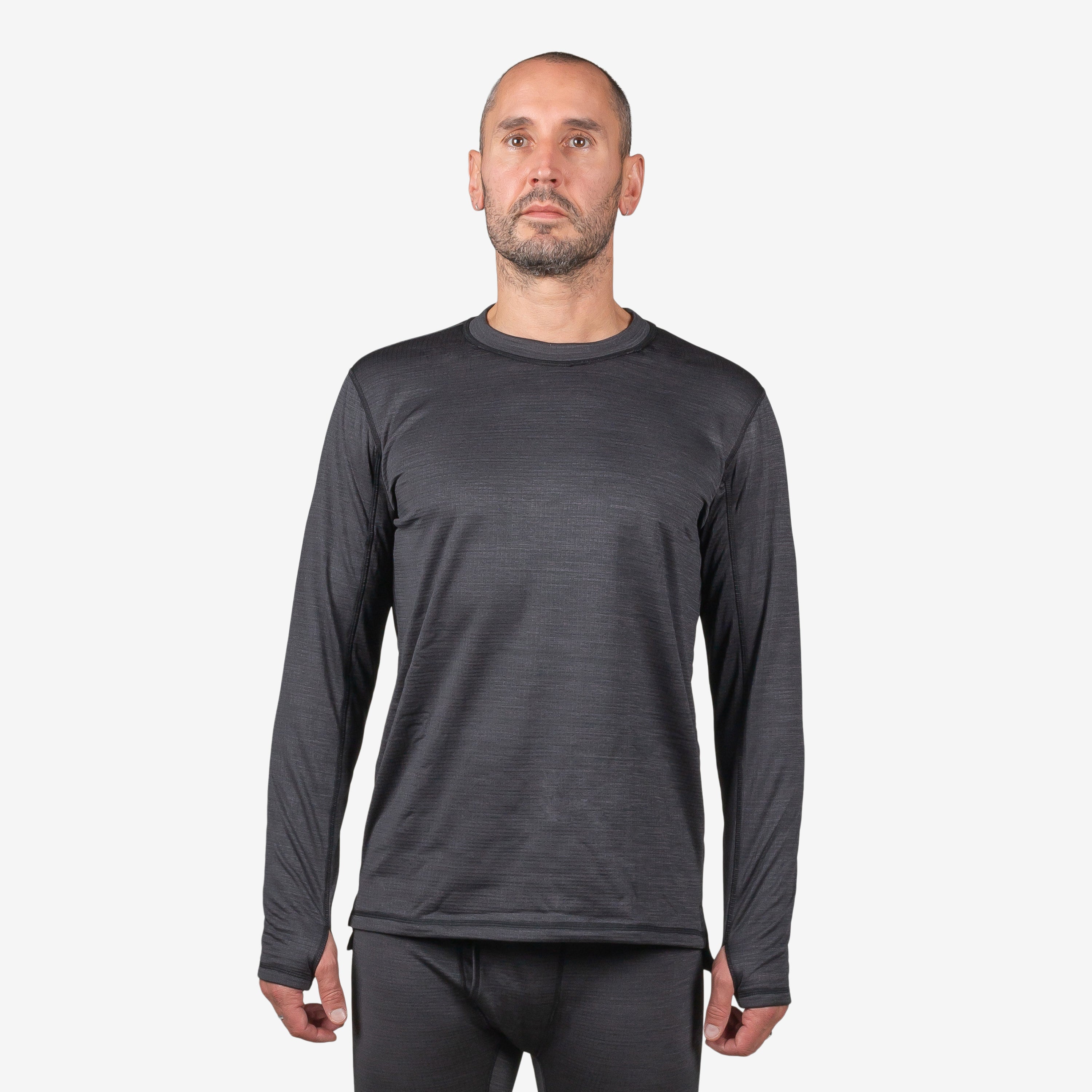Mens Thermal Top Waffle Fleece