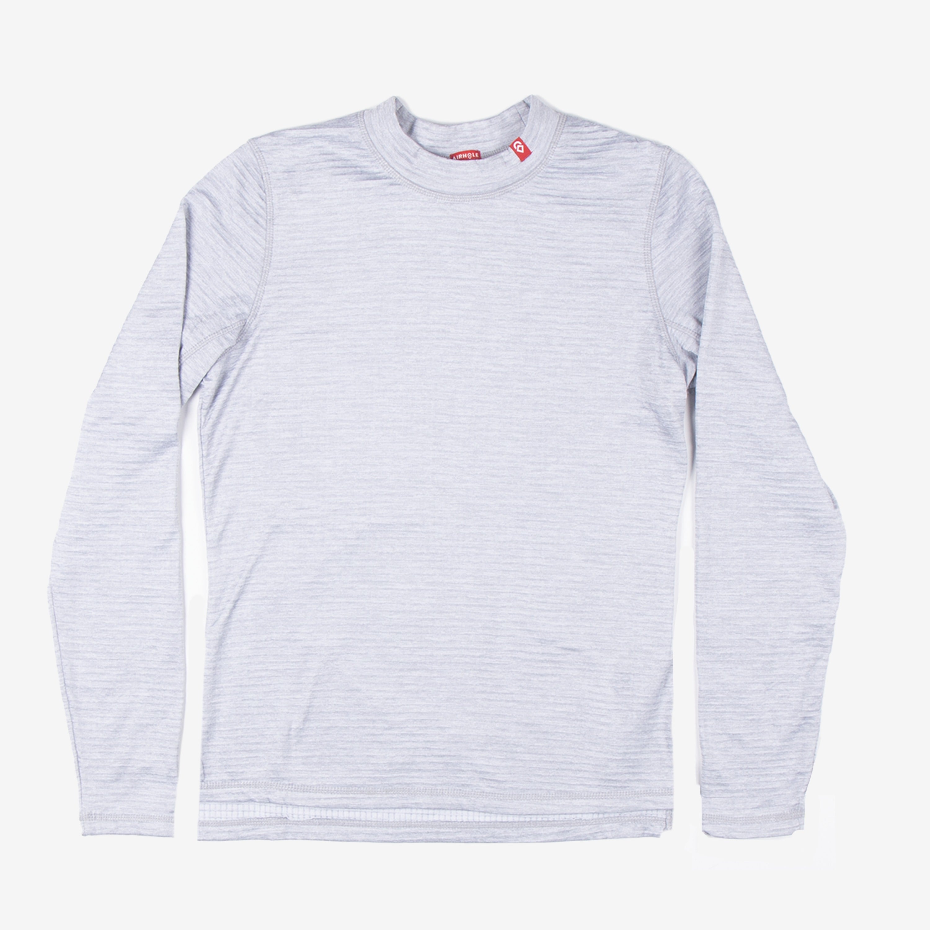 Womens Thermal Top Waffle Fleece - Tech White