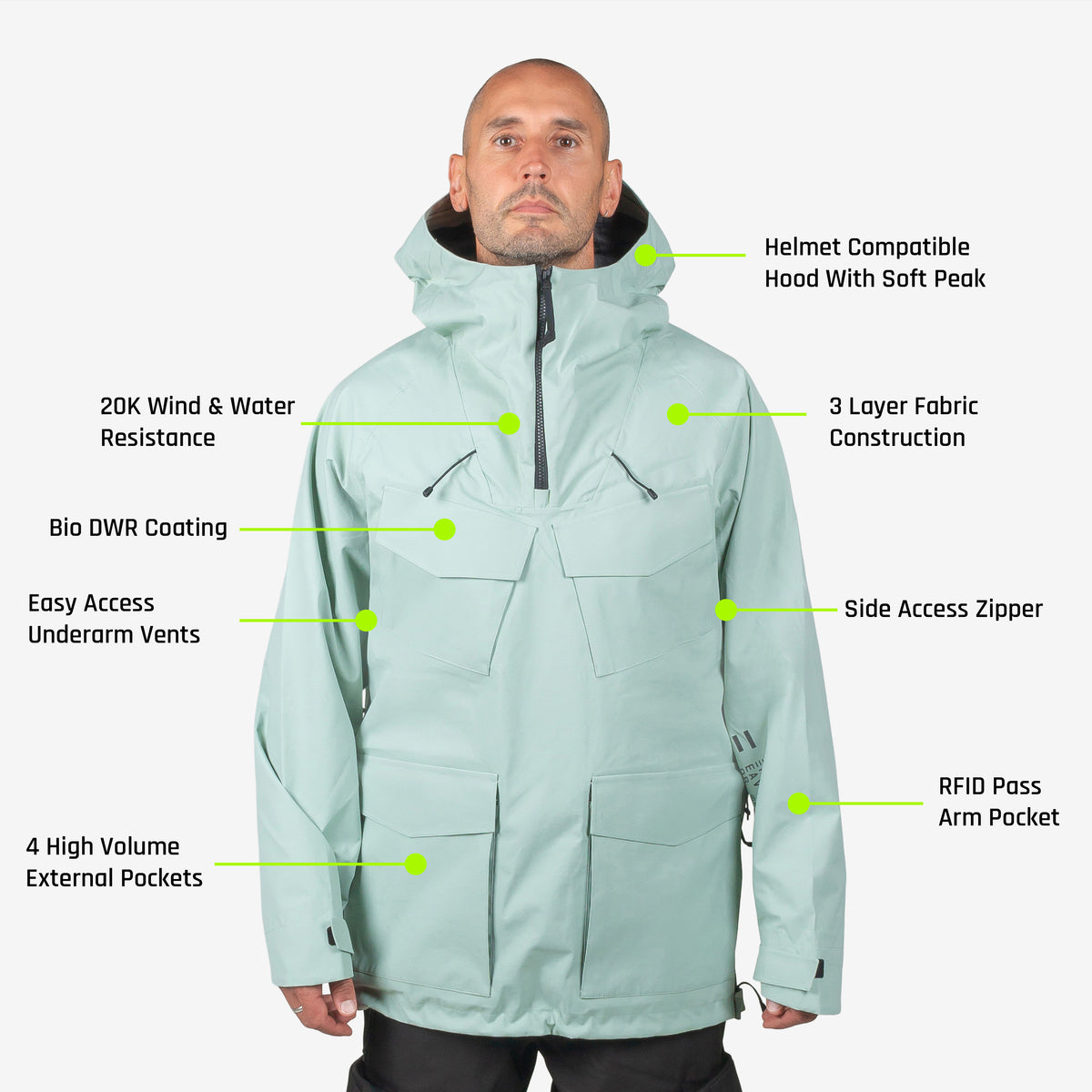 Endeavor 3L Scout Anorak - Eclipse