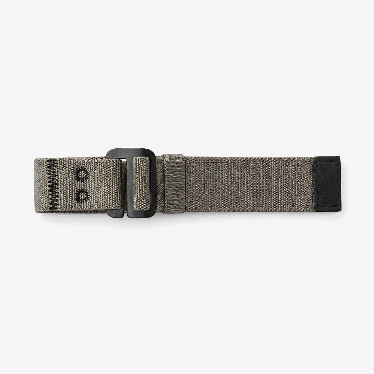 Endeavor Field Belt in Frost, buckled and laid flat