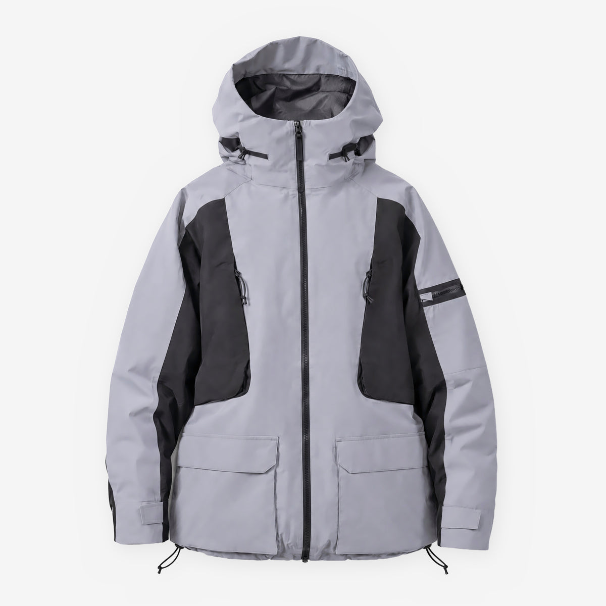 Endeavor 2L Patrol Jacket in Graphite, front flat lay