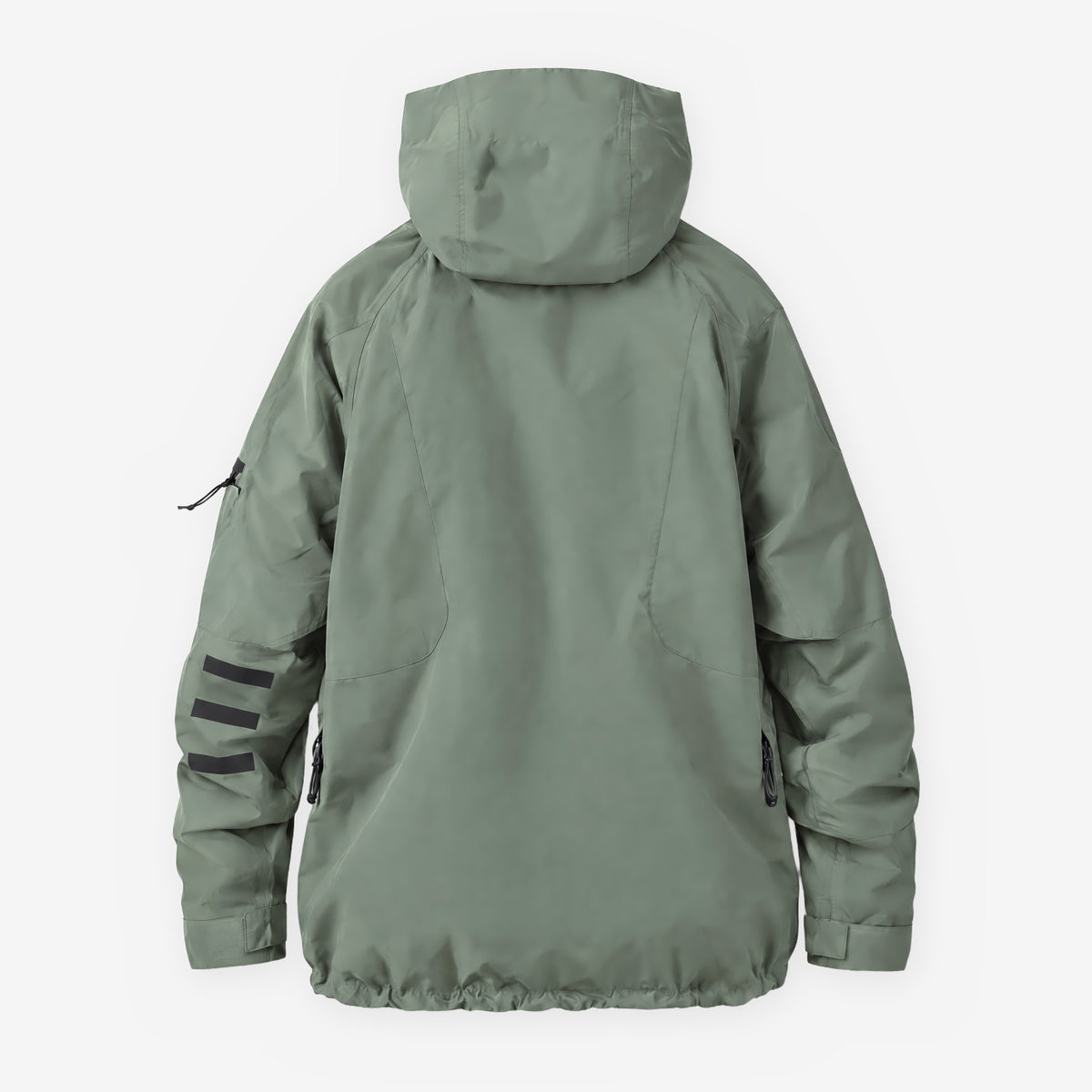Endeavor 2L Patrol Jacket in Moss, back flat lay