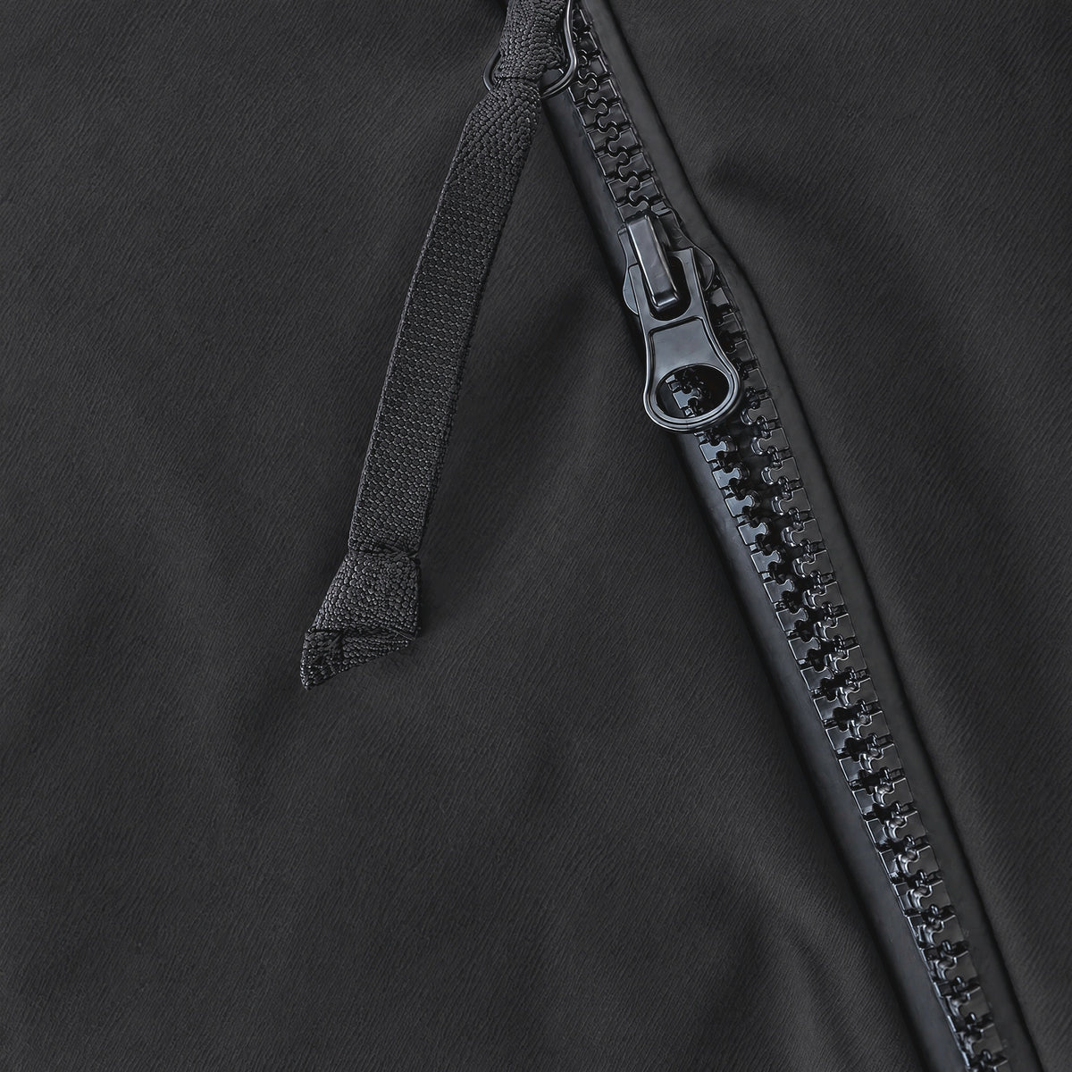3L Shelter Jacket Black, waterproof zip