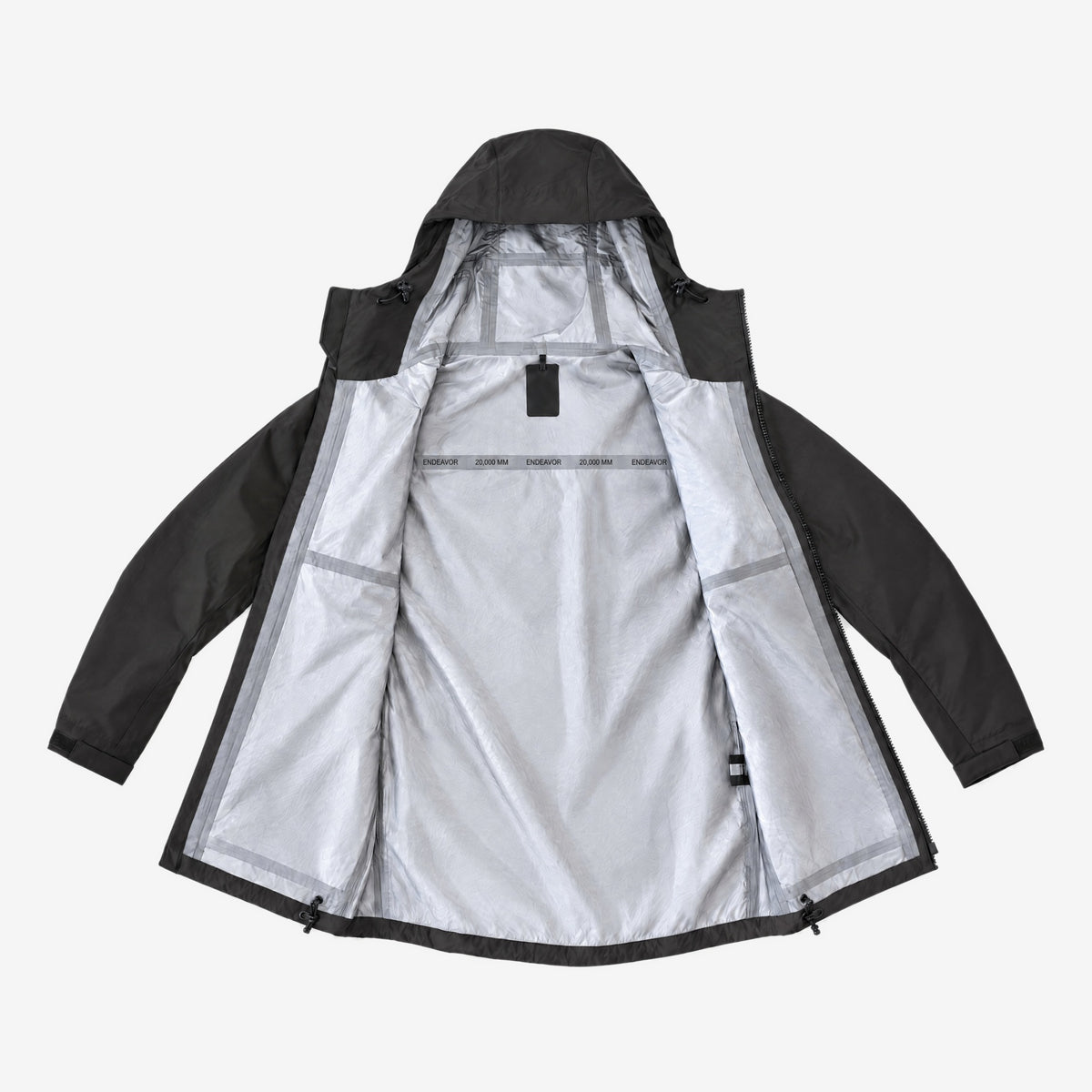 3L Shelter Jacket Black, lining
