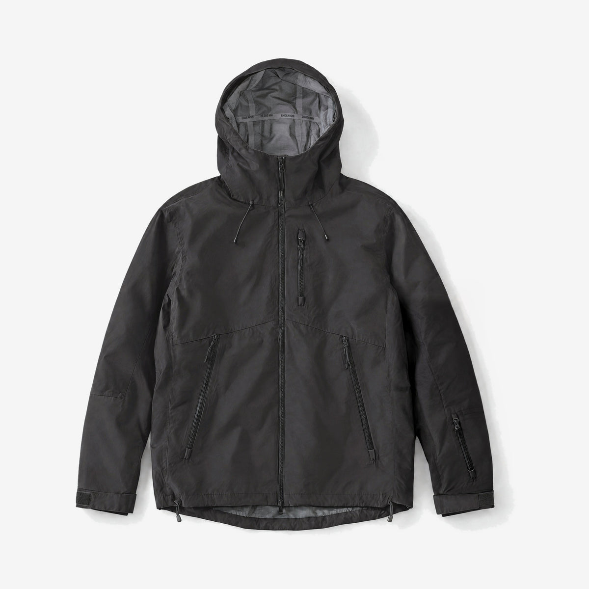 3L Shelter Jacket Black, front, flat
