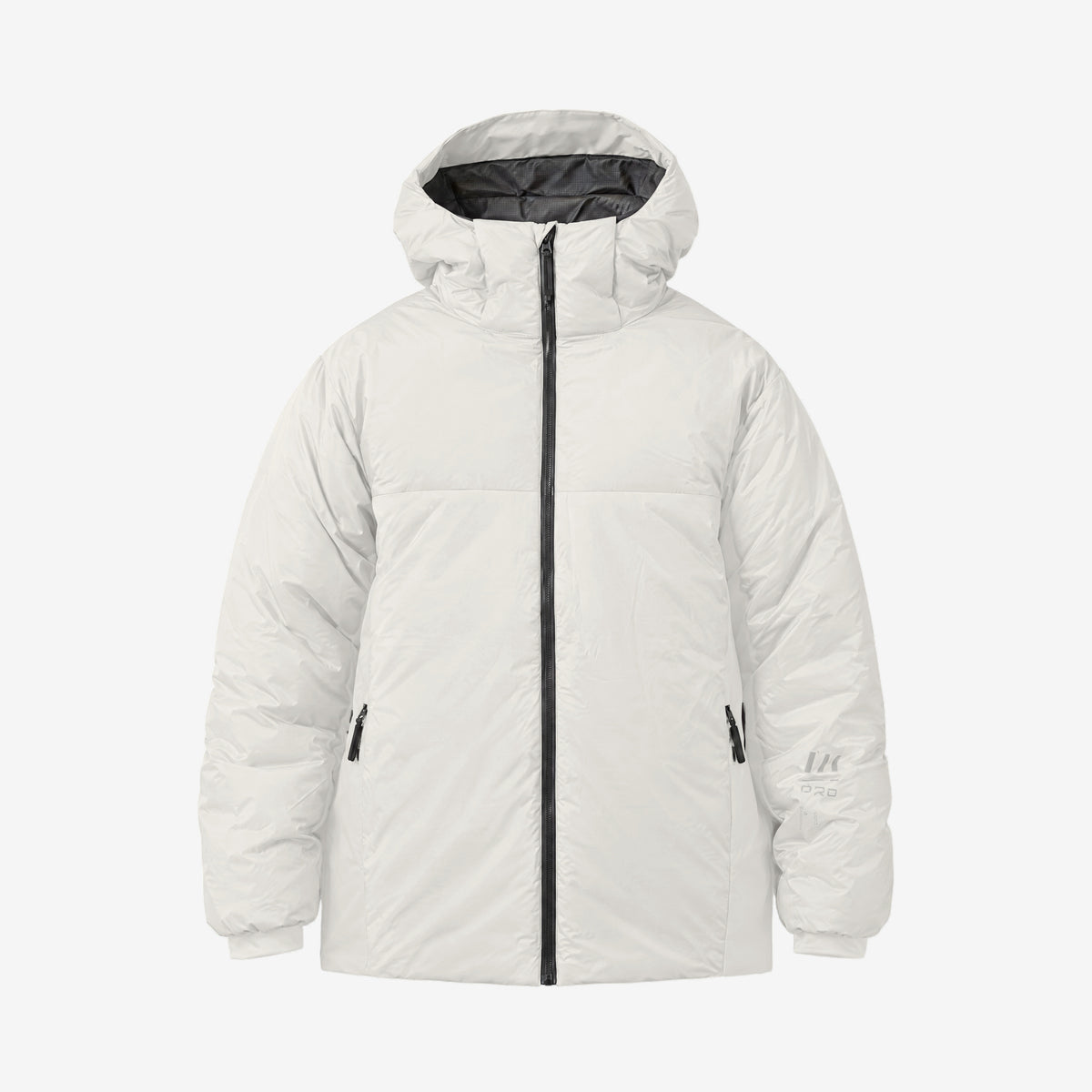 Endeavor Aeroshield Insulated Jacket in Cloud, front flat lay
