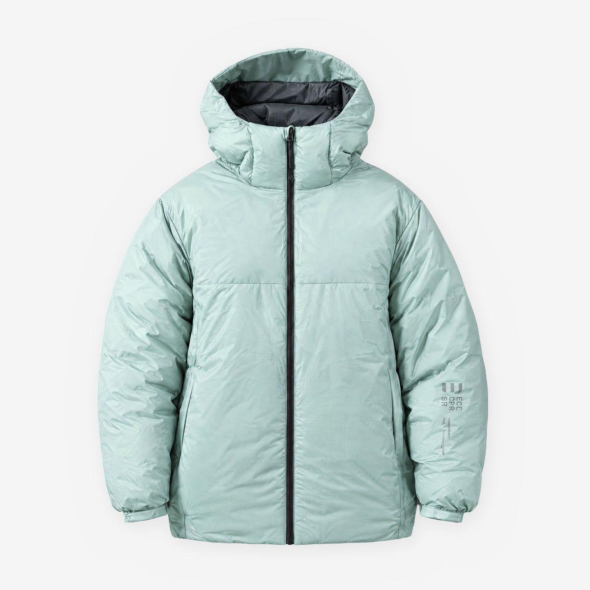 Endeavor Aeroshield Insulated Jacket in Eclipse, front flat lay