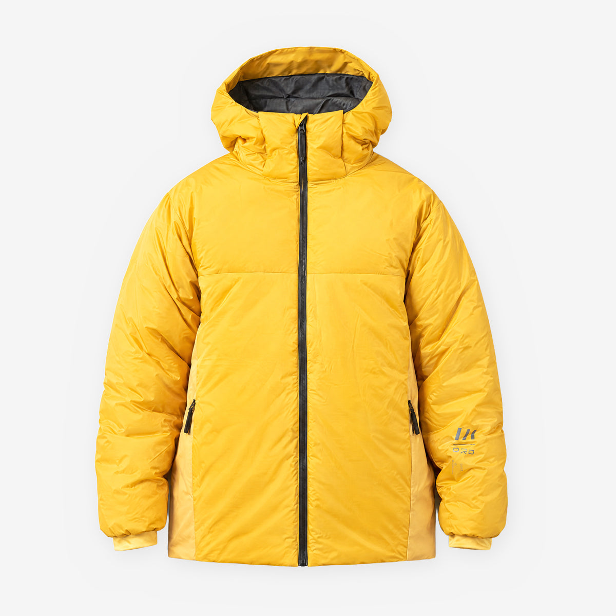 Endeavor Aeroshield Insulated Jacket in Sun, front flat lay