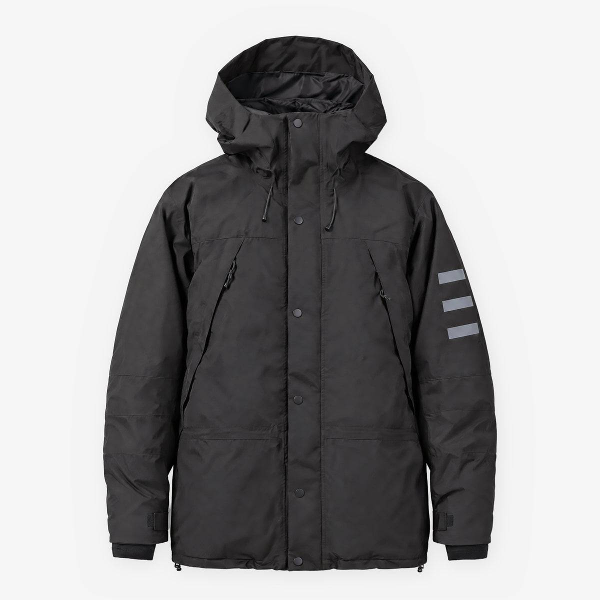 Endeavor 2L Ranger Jacket in Black, front flat lay