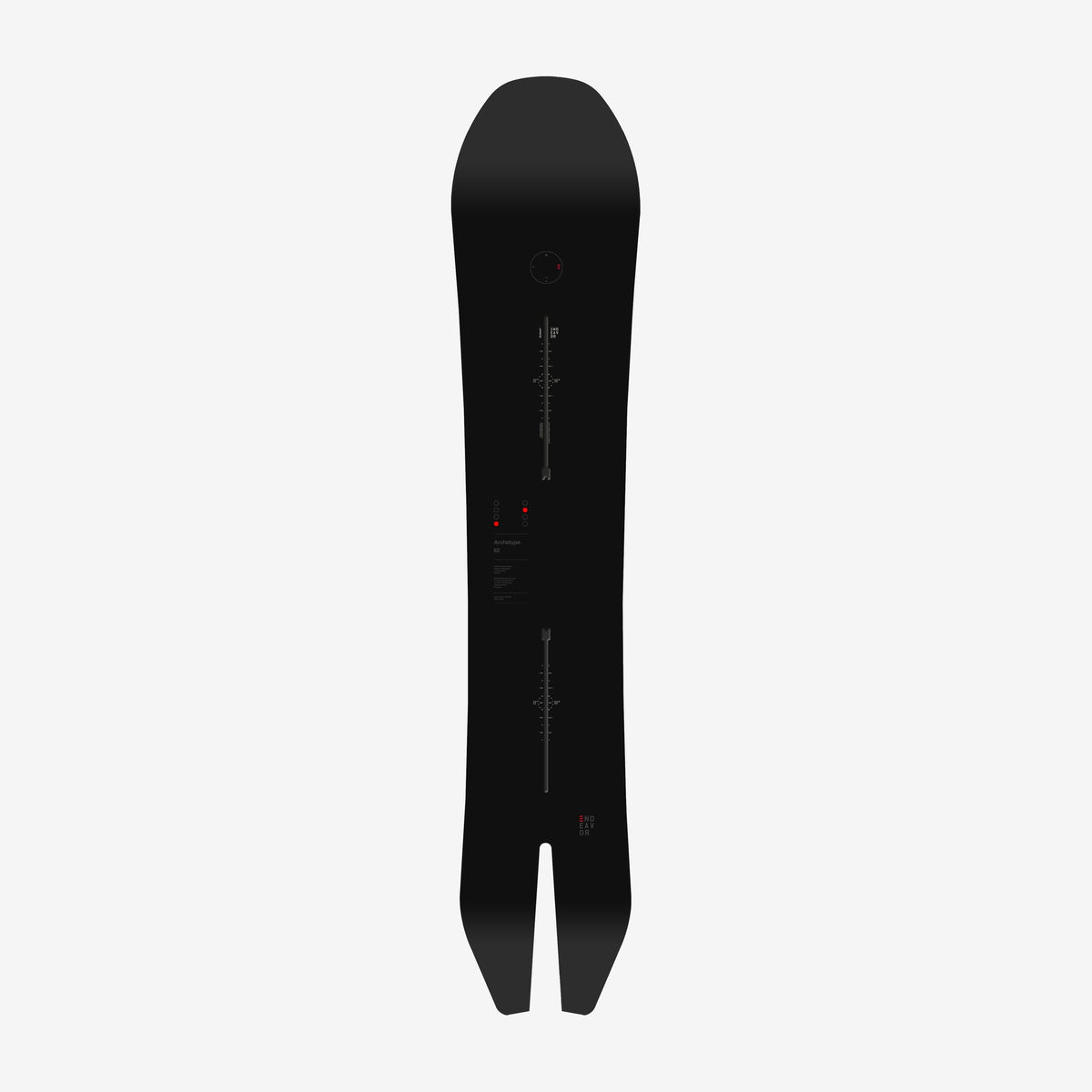 Endeavor Archetype Legacy Snowboard – Black, view 1