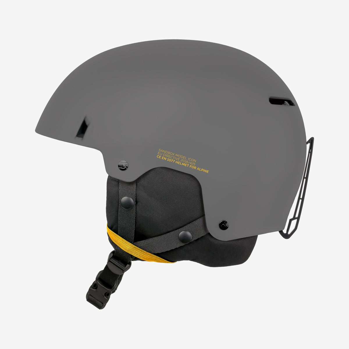 Sandbox Icon Snow – Gunmetal – left side