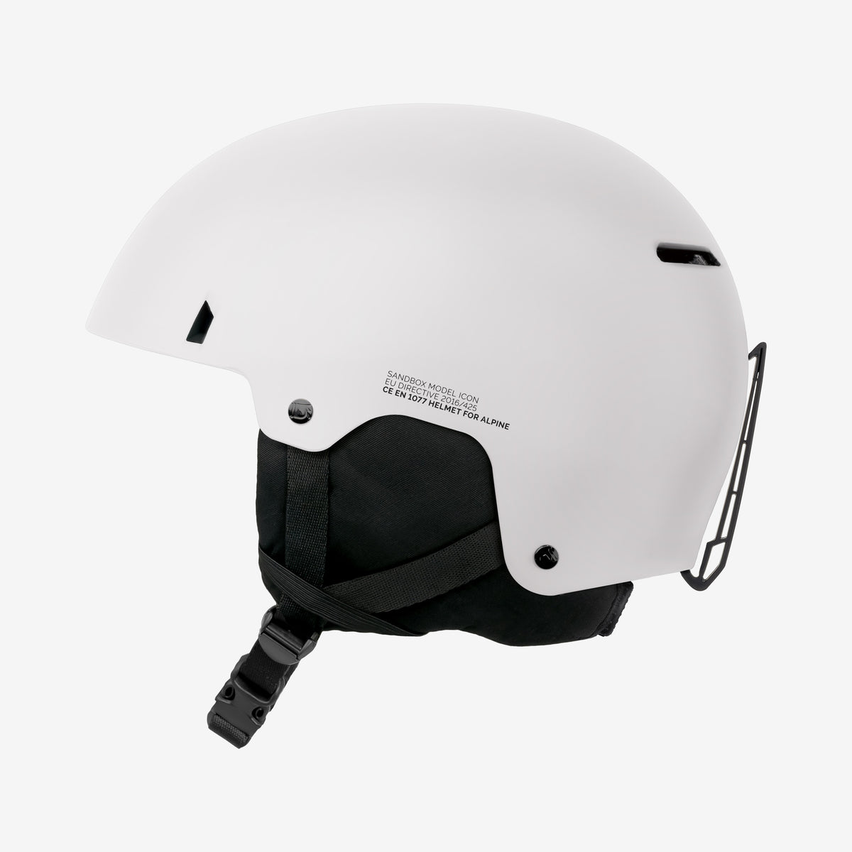 Sandbox Icon Snow – White – side