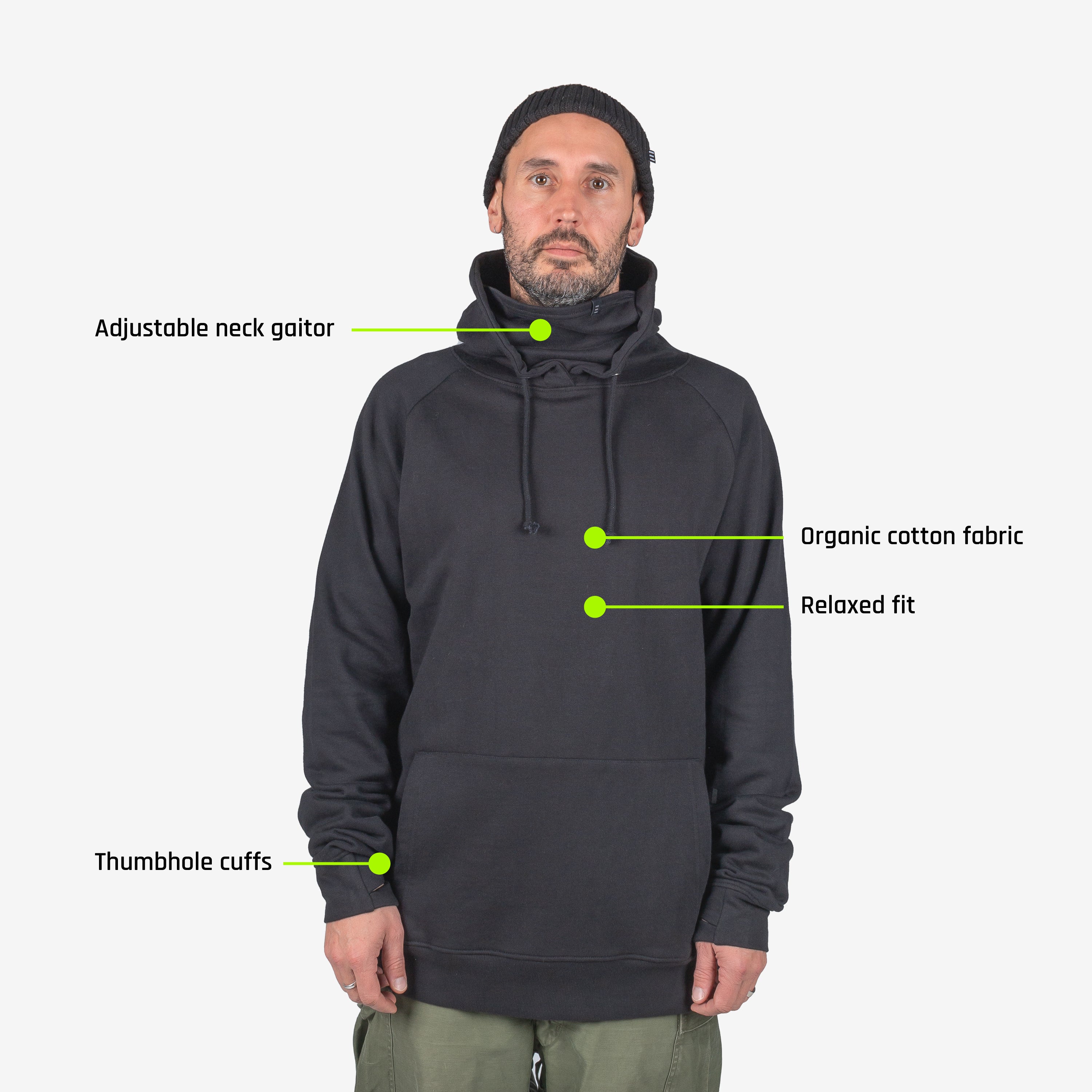 Endeavor Organic Cotton Riding Hoodie