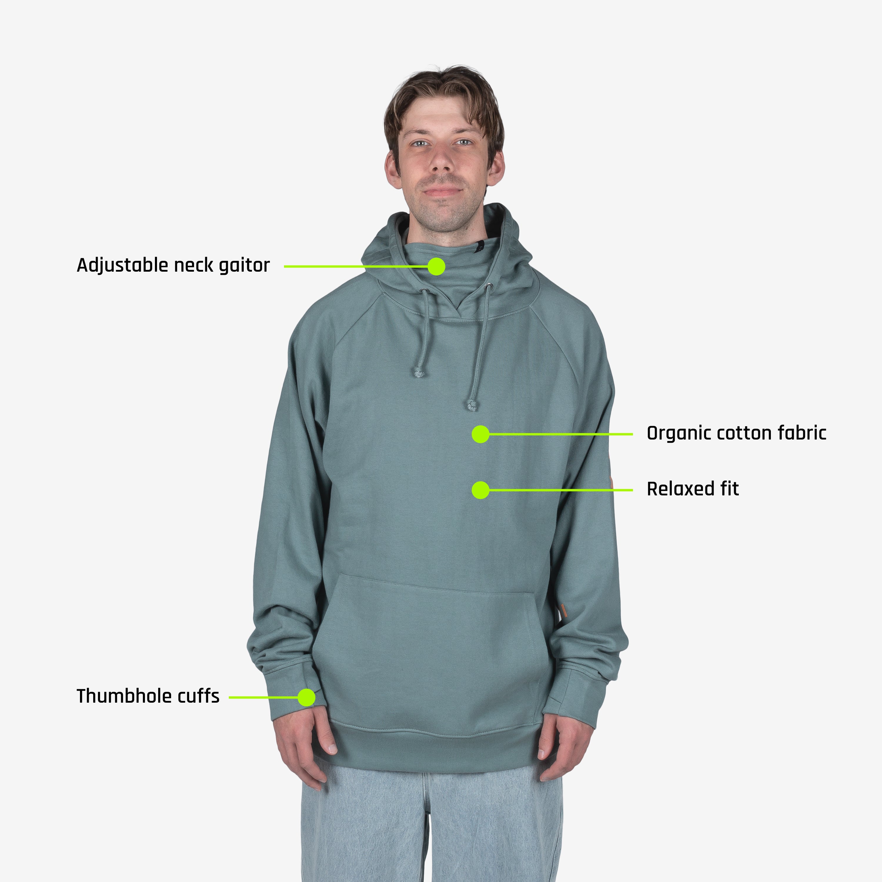 Endeavor Organic Cotton Riding Hoodie