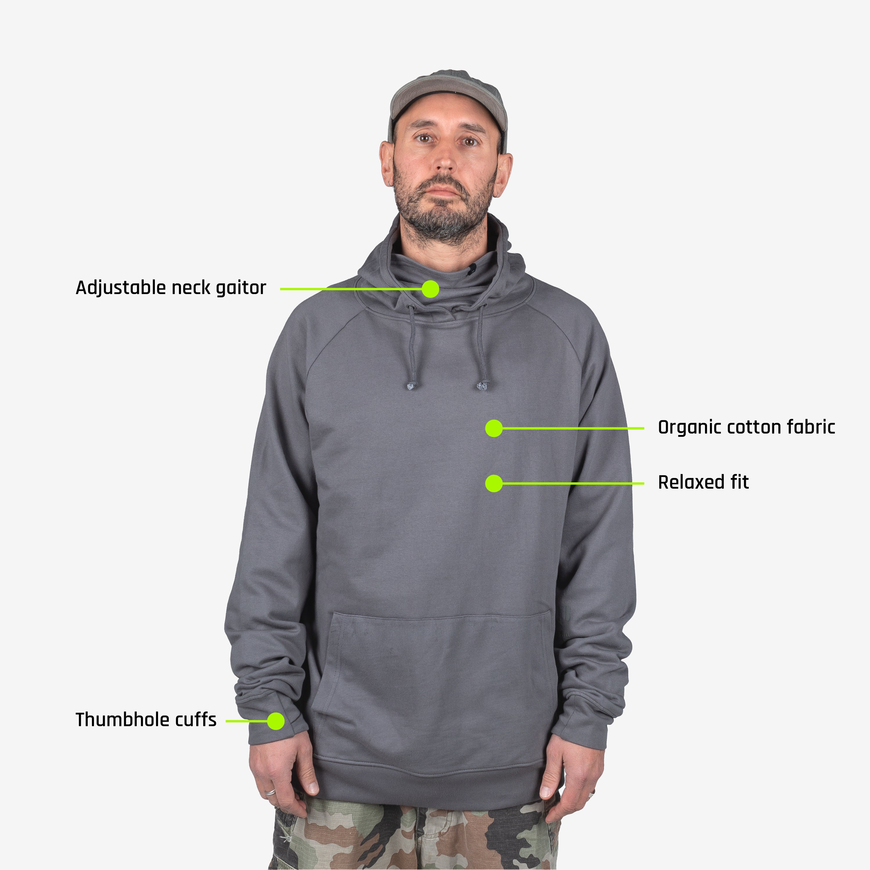 Endeavor Organic Cotton Riding Hoodie