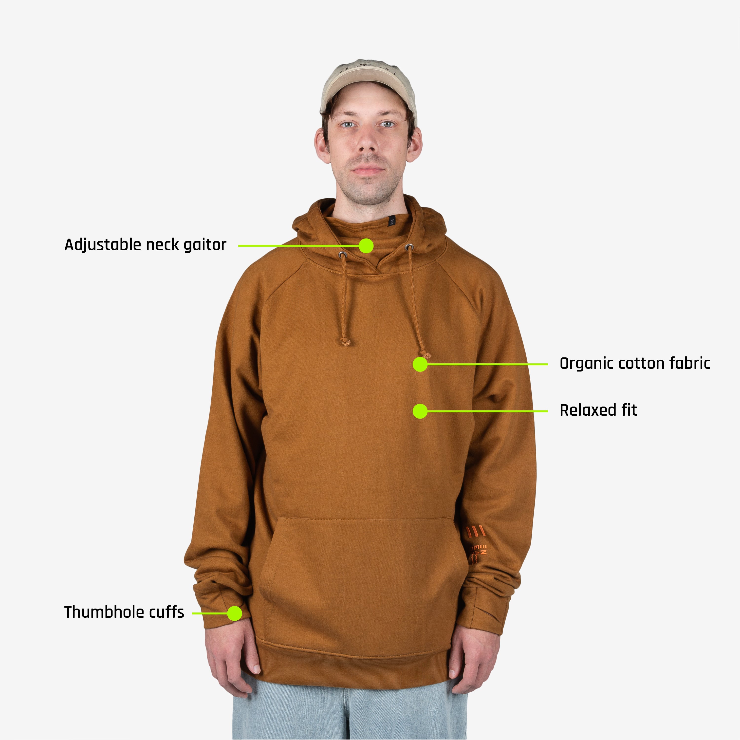 Endeavor Organic Cotton Riding Hoodie