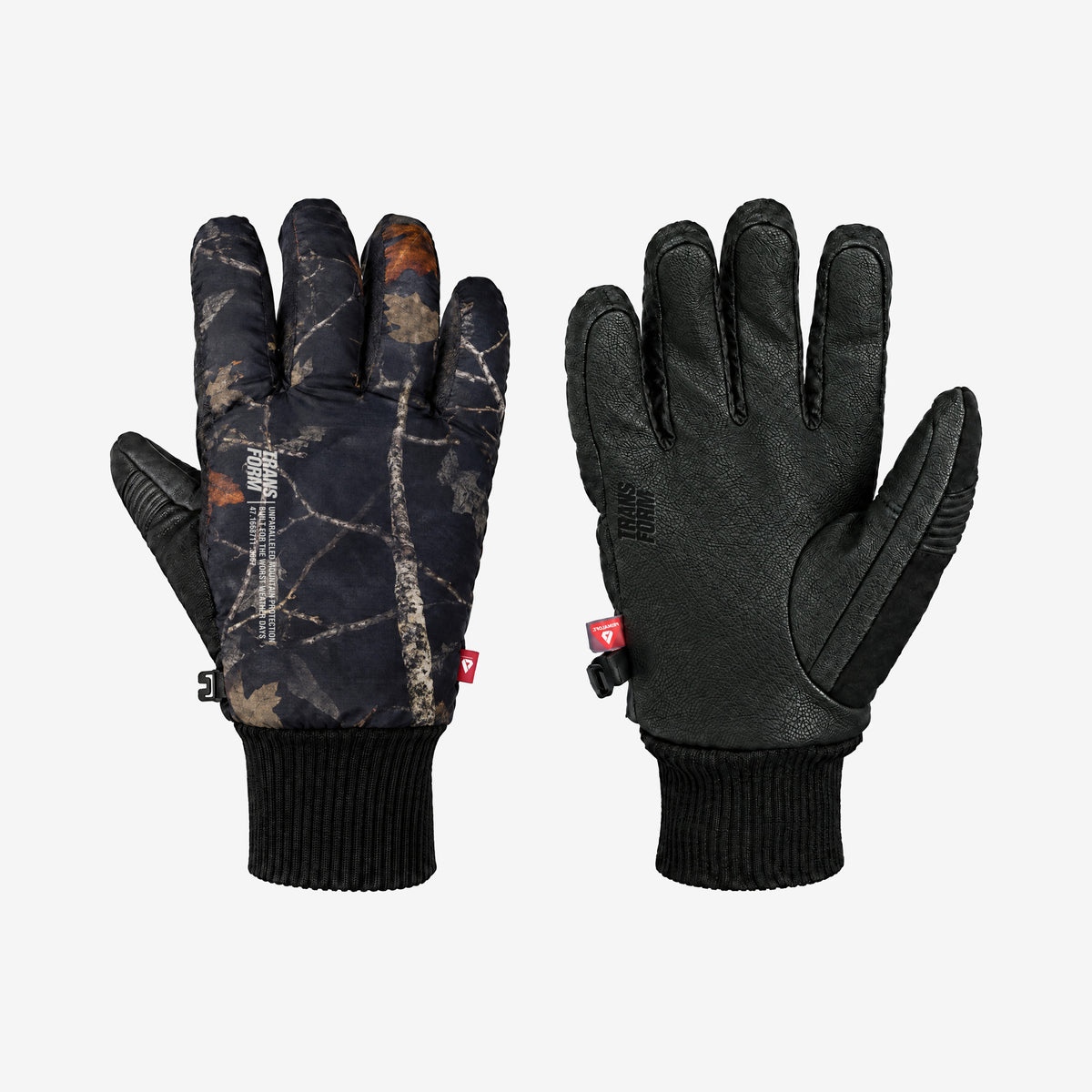 Transform KO Glove – Night Camo – right hand, back and palm
