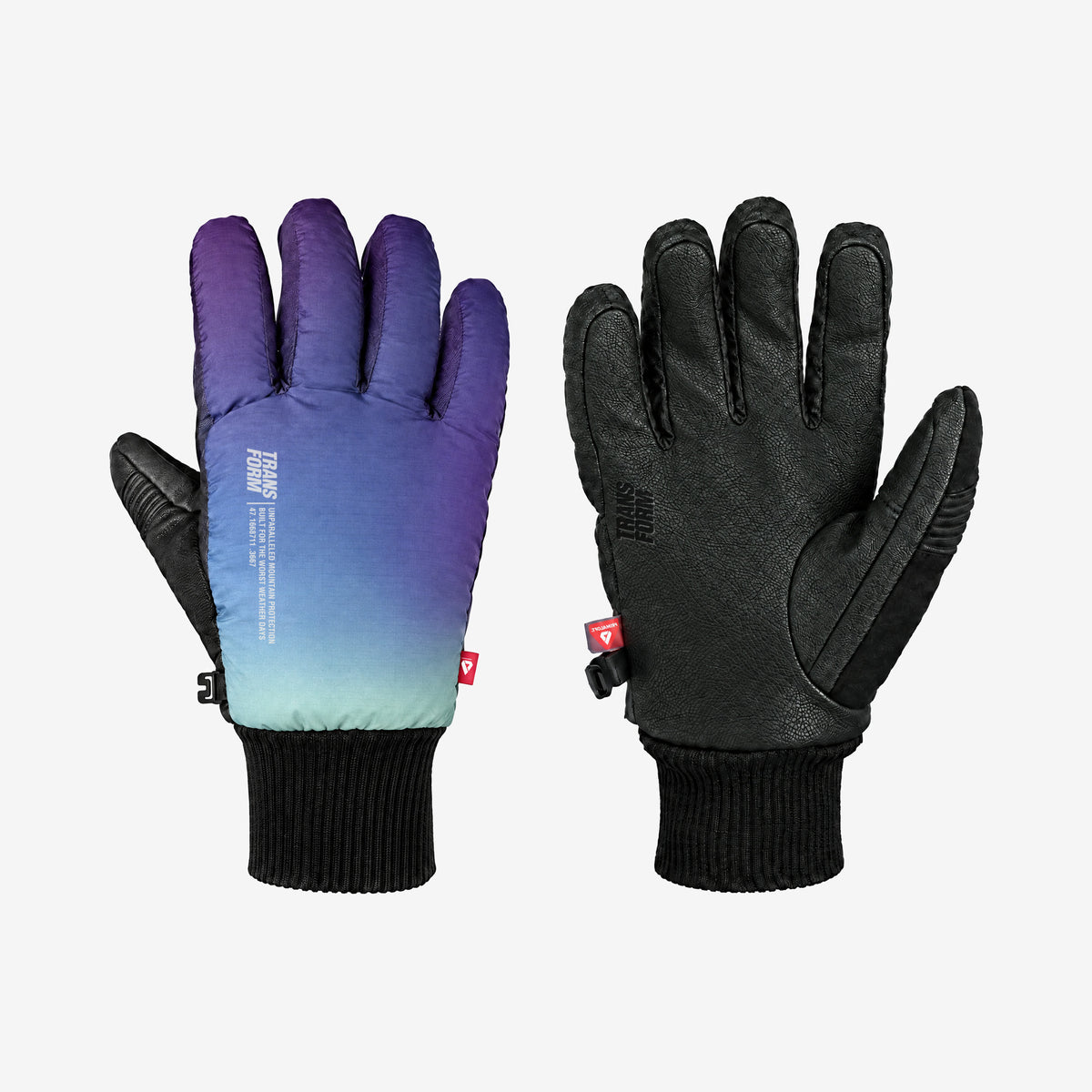 Transform KO Glove – Sunset – right hand, back and palm